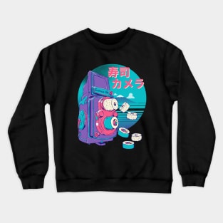 Retro Sushi Camera Crewneck Sweatshirt